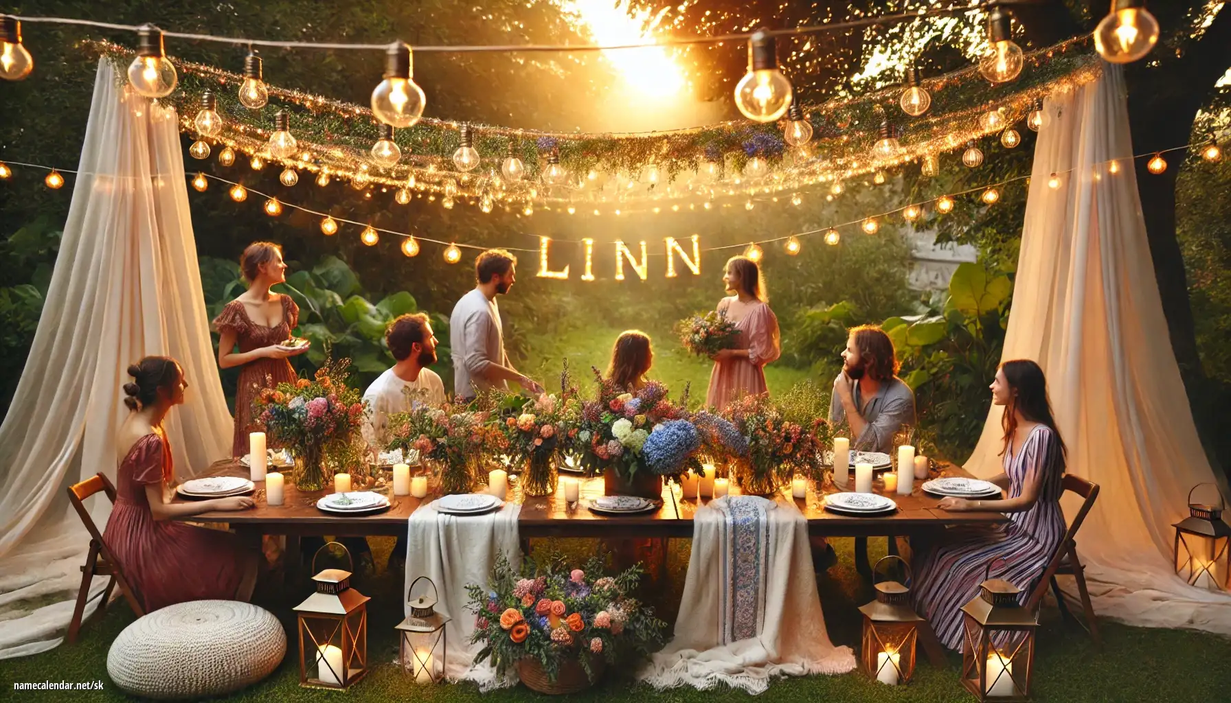 Oslava menín a mien - Linn