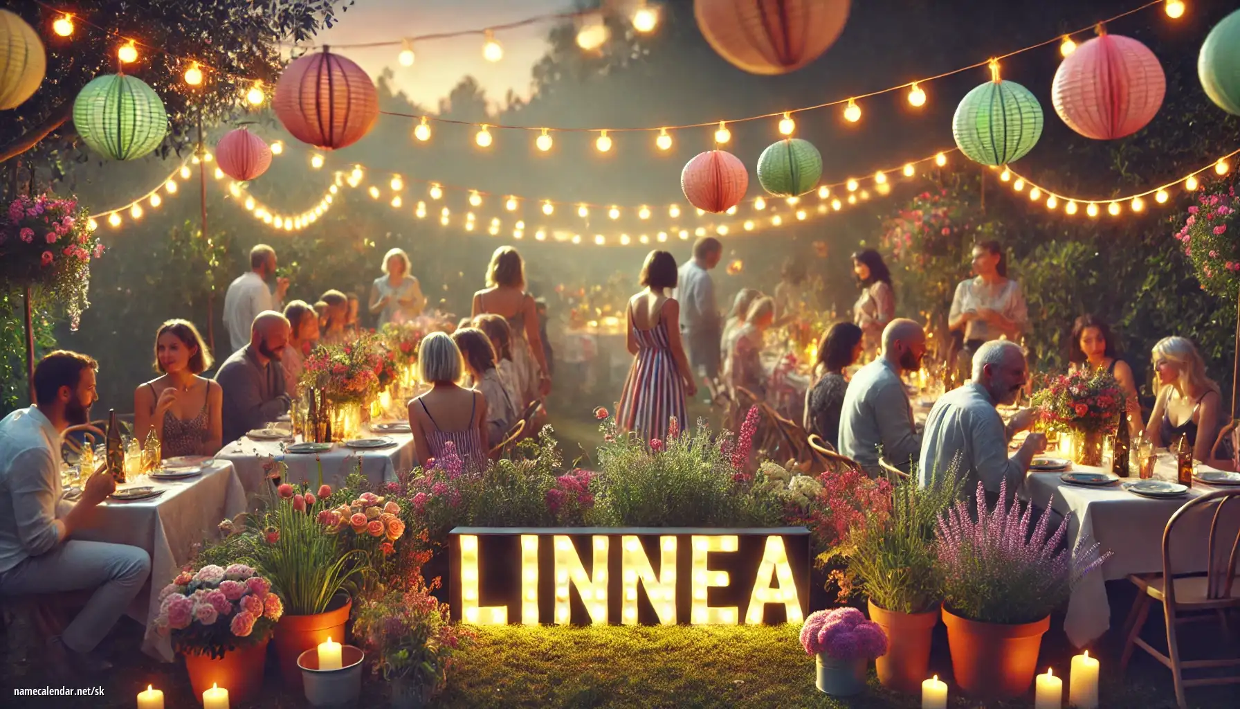 Oslava menín a mien - Linnea