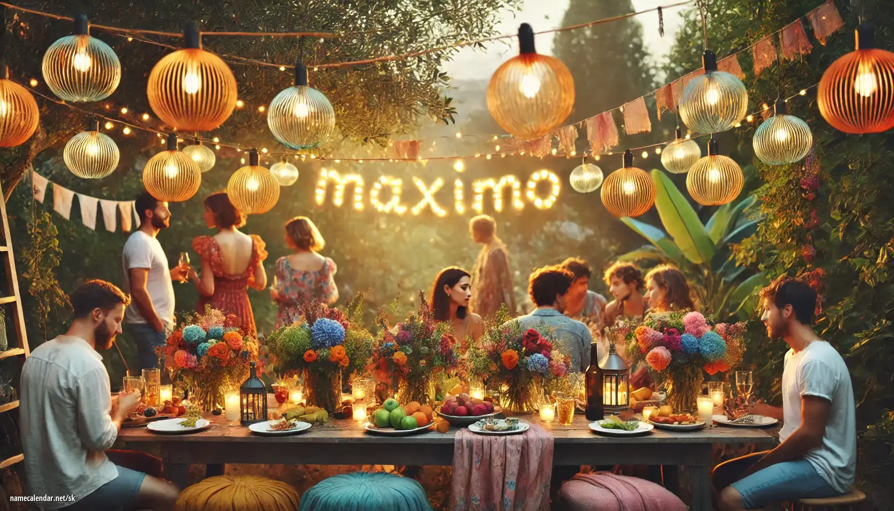 Oslava menín a mien - Maximo