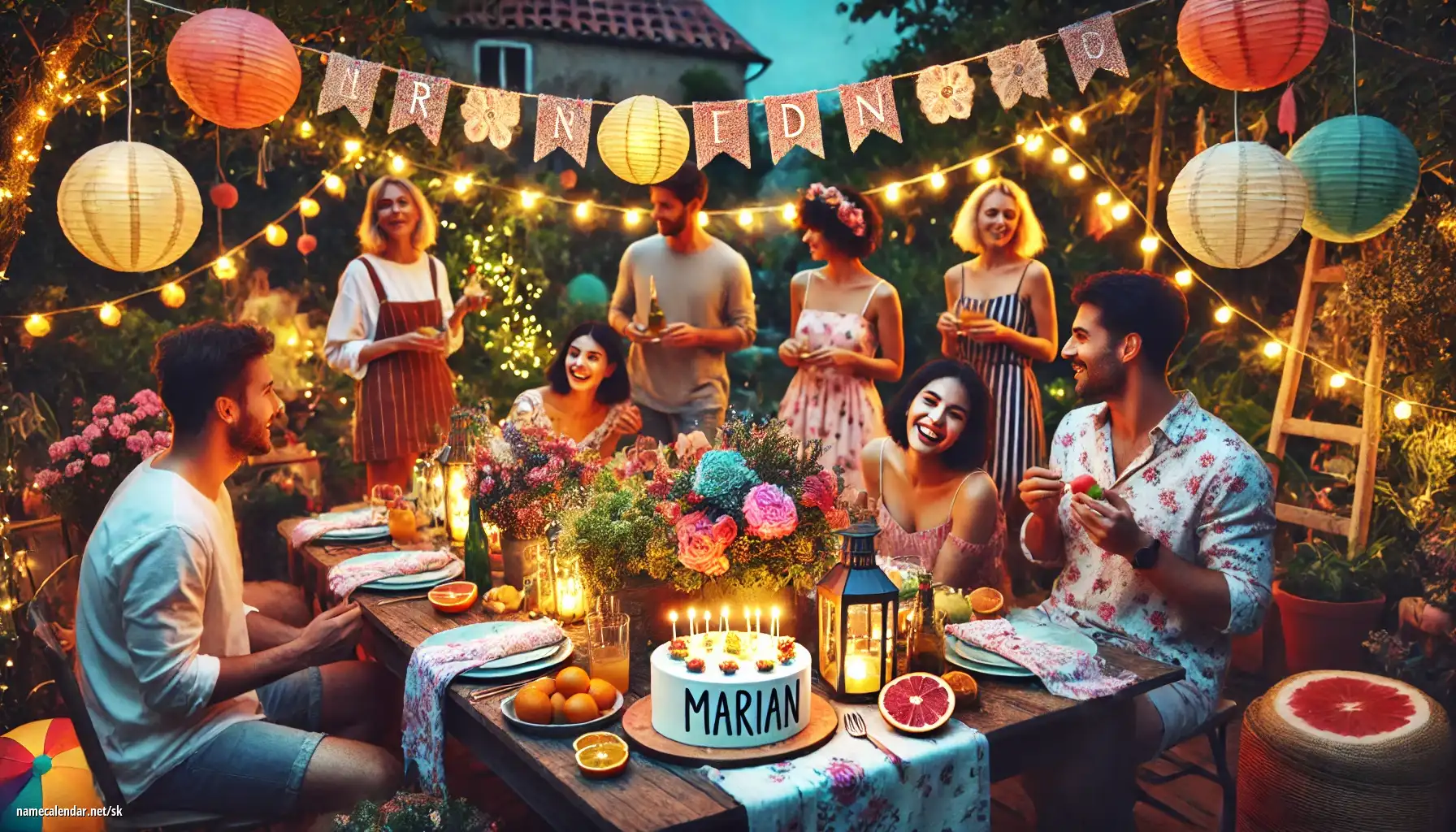 Oslava menín a mien - Marian