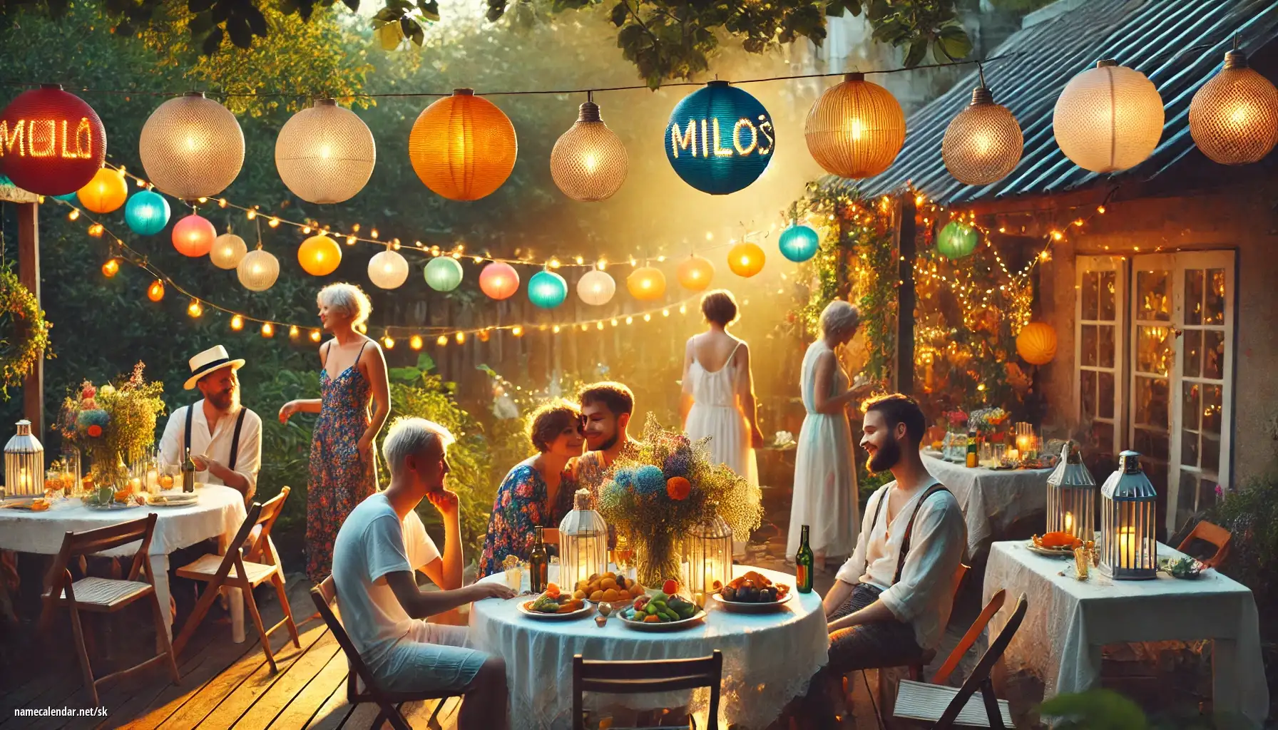 Oslava menín a mien - Milos