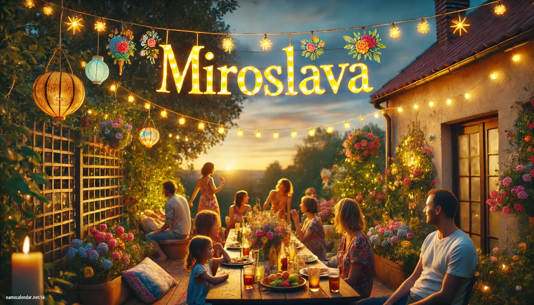 Oslava menín a mien - Miroslava