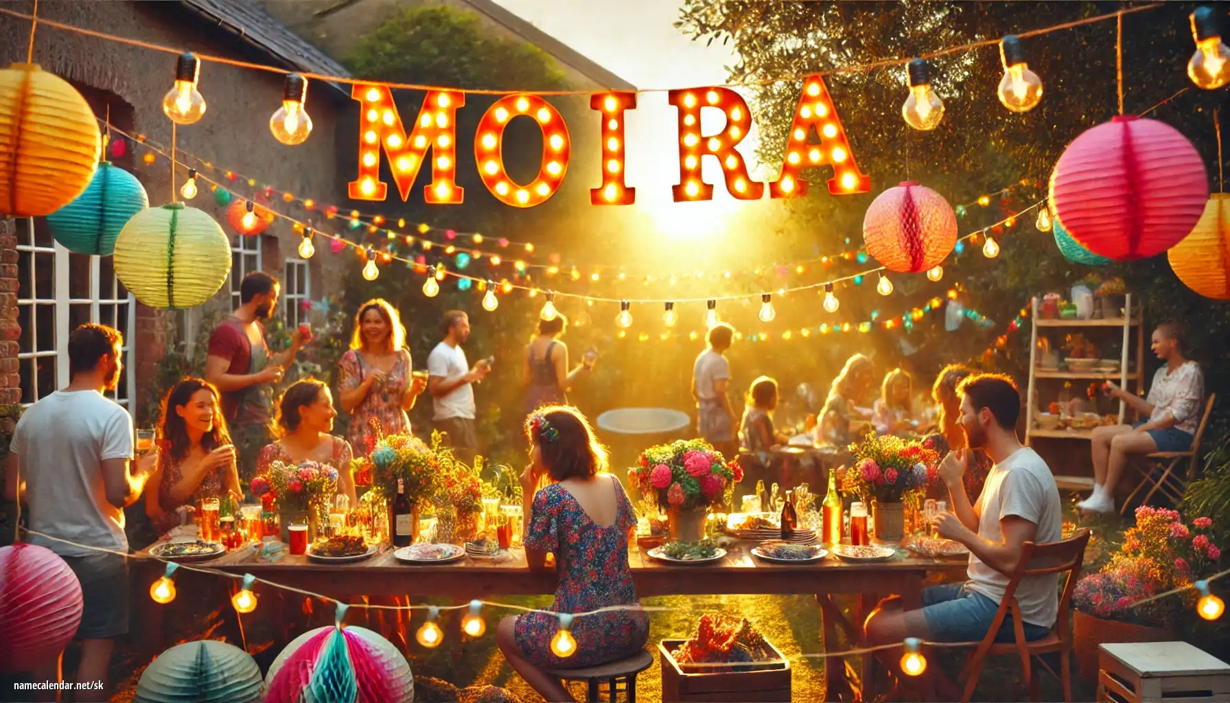 Oslava menín a mien - Moira