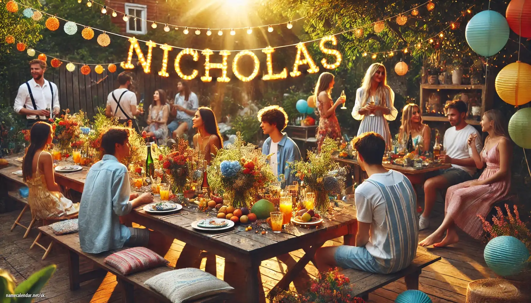 Oslava menín a mien - Nicholas