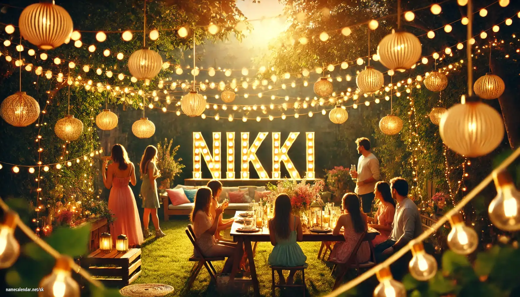 Oslava menín a mien - Nikki