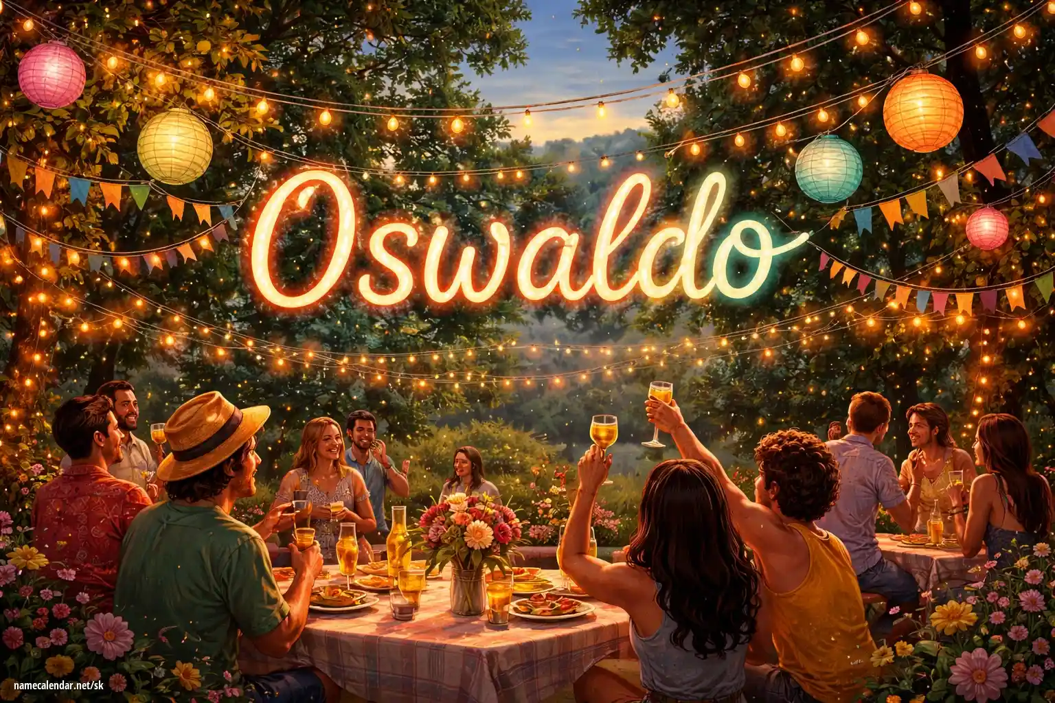 Oslava menín a mien - Oswaldo