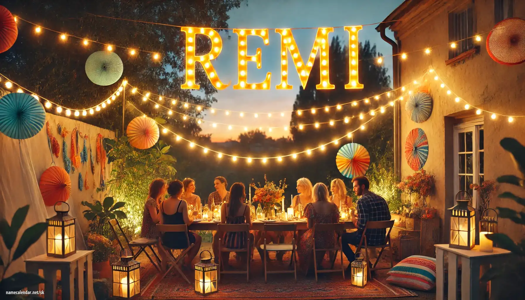 Oslava menín a mien - Rémi