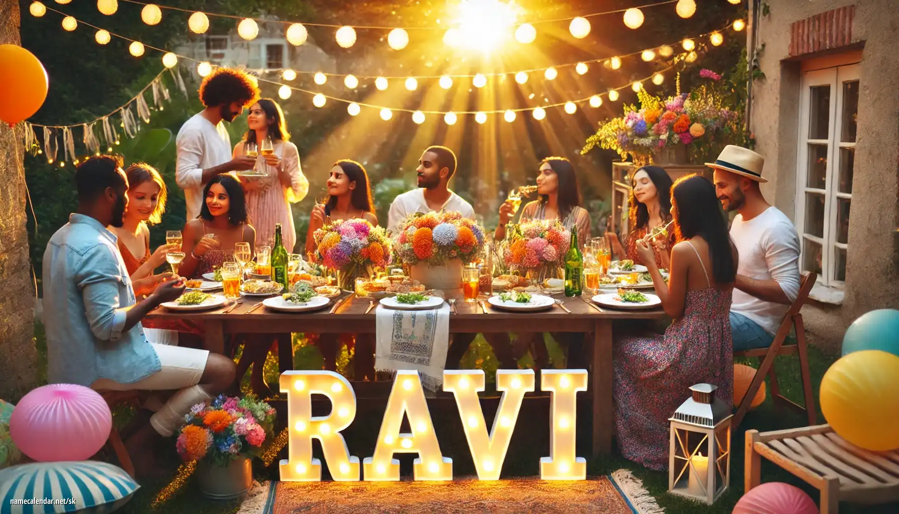 Oslava menín a mien - Ravi