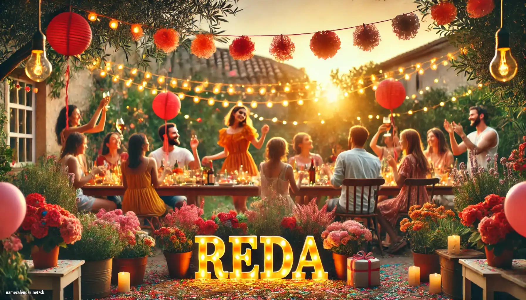 Oslava menín a mien - Reda