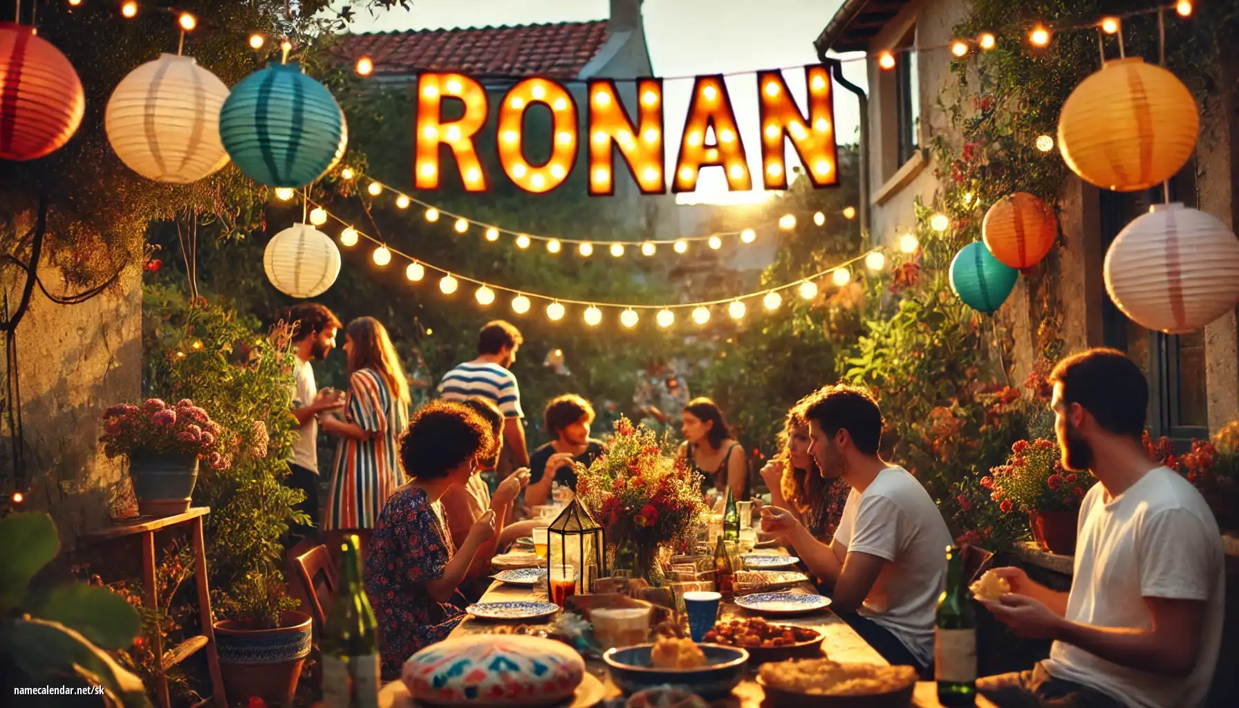 Oslava menín a mien - Ronan