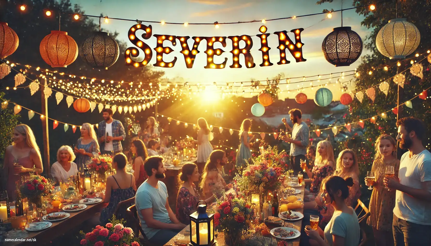 Oslava menín a mien - Séverin