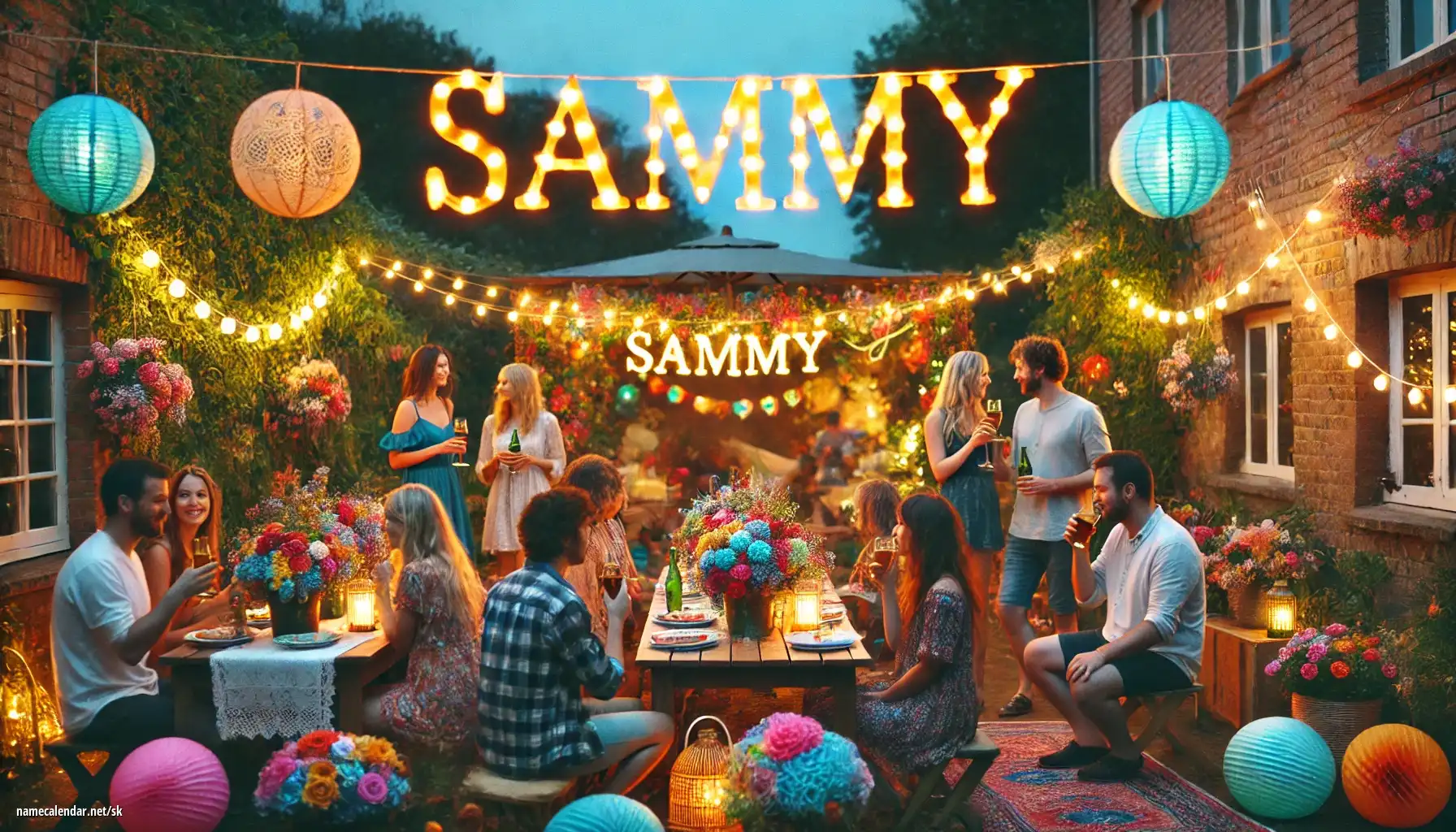 Oslava menín a mien - Sammy