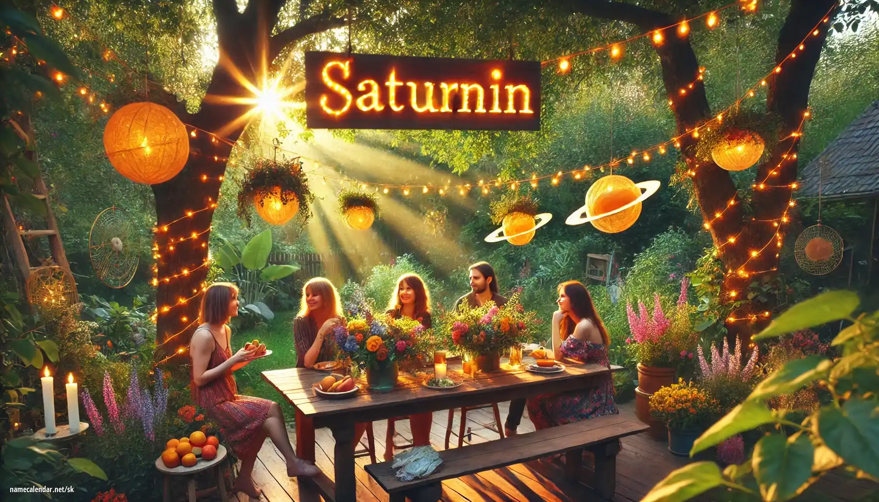 Oslava menín a mien - Saturnin