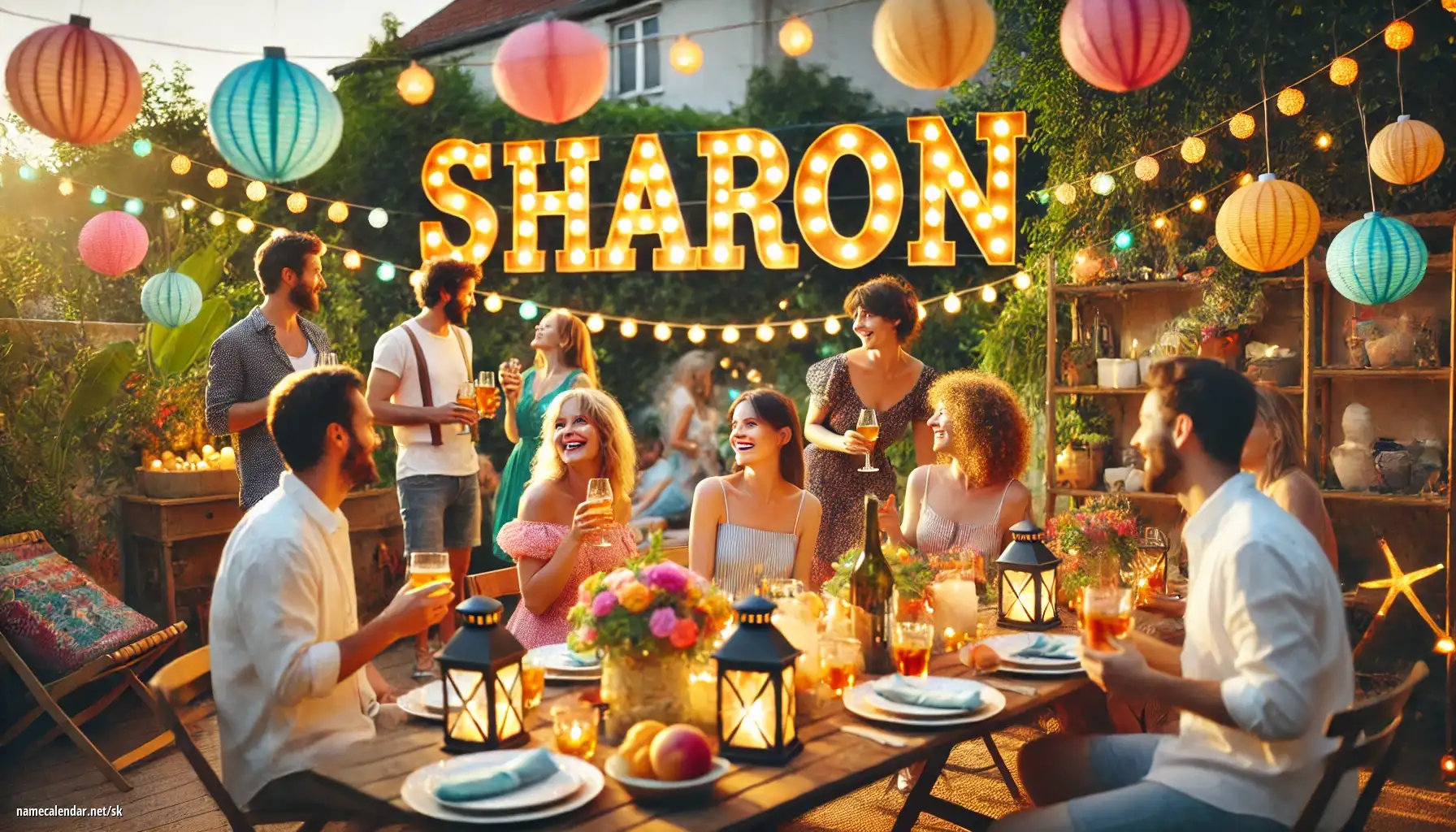 Oslava menín a mien - Sharon