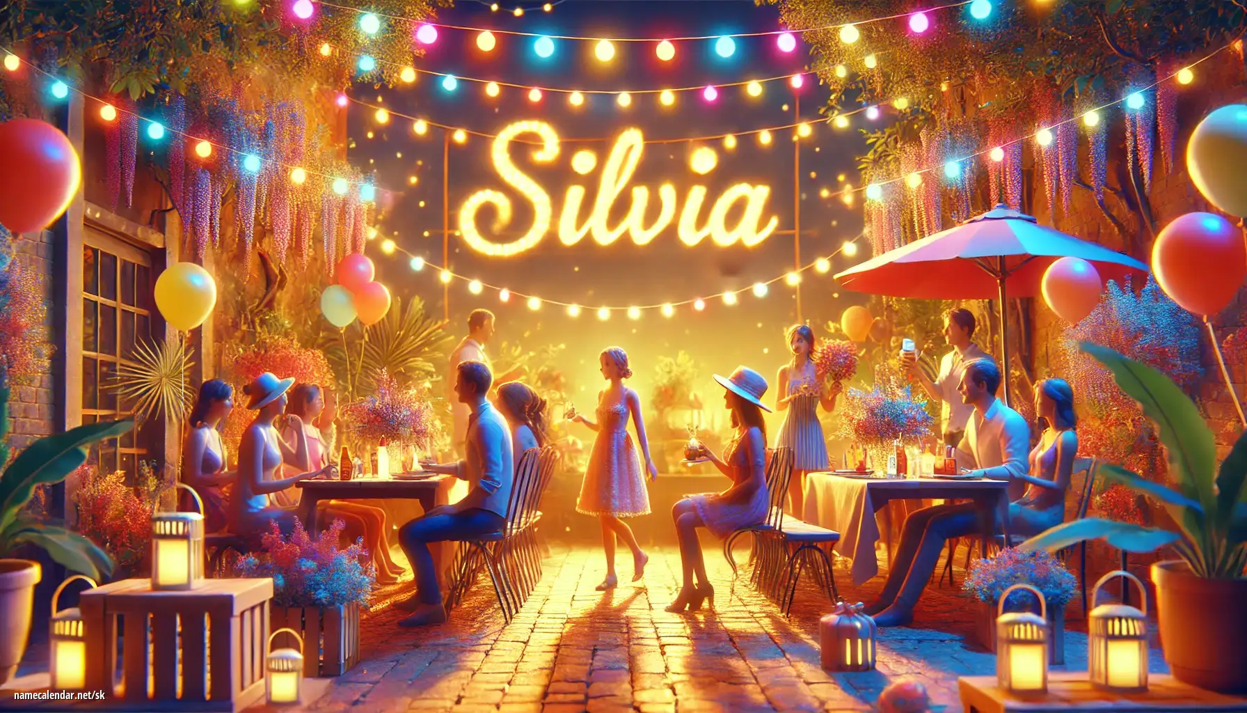 Oslava menín a mien - Silvia