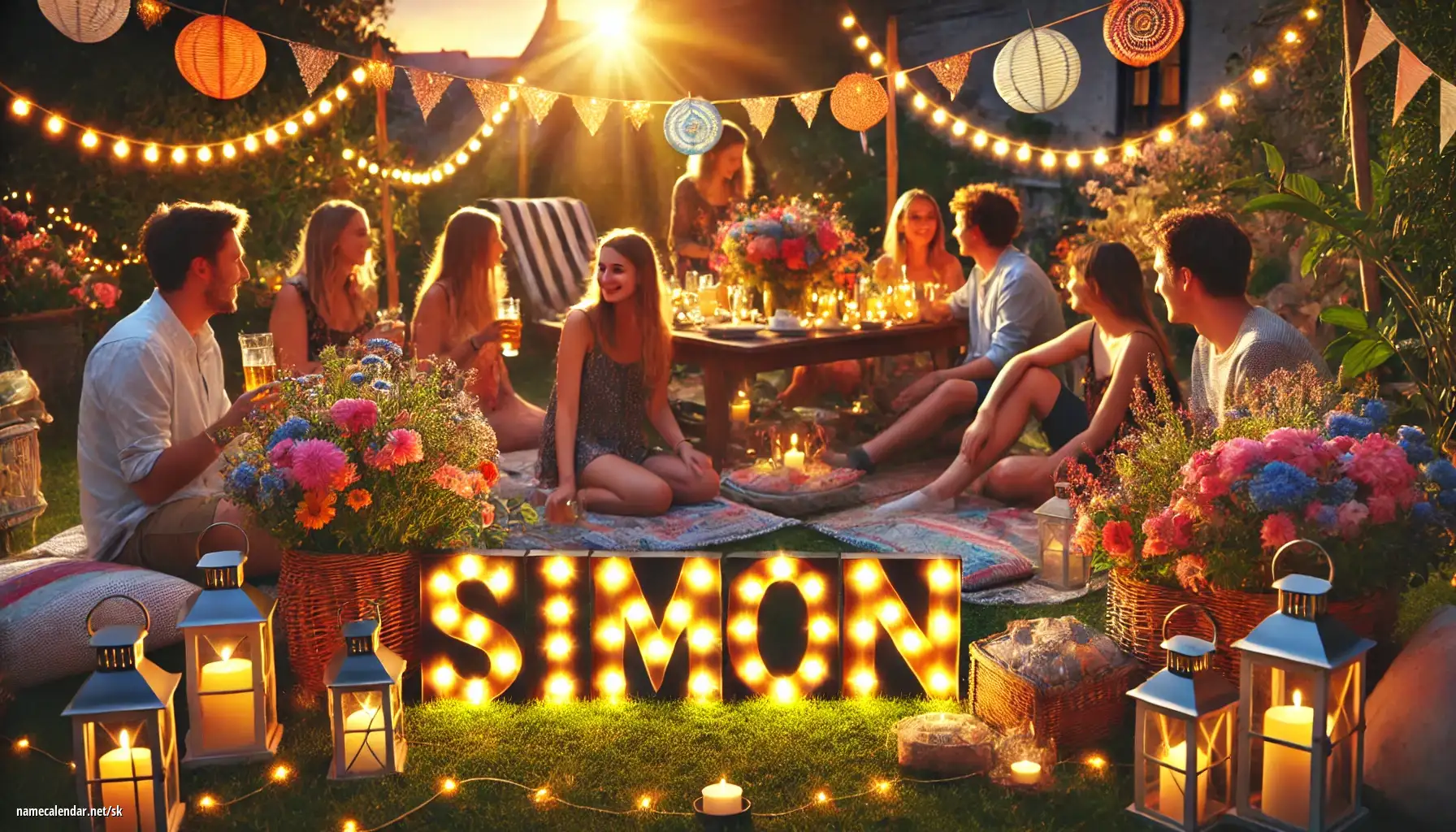 Oslava menín a mien - Simón