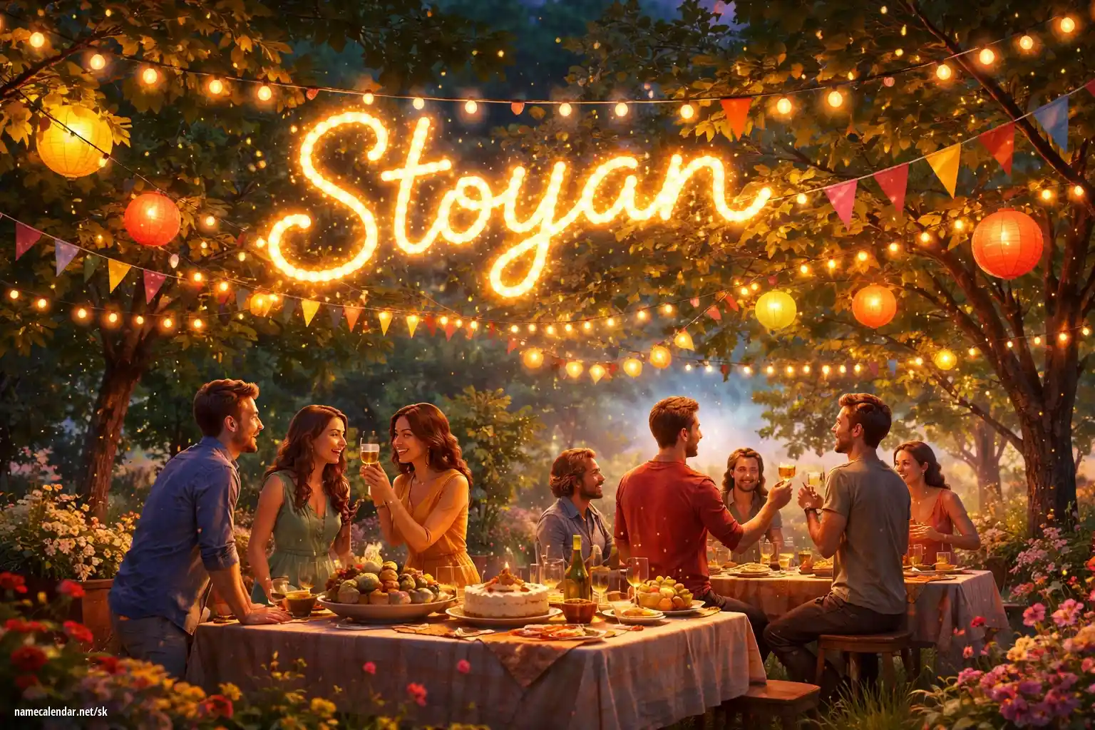 Oslava menín a mien - Stoyan