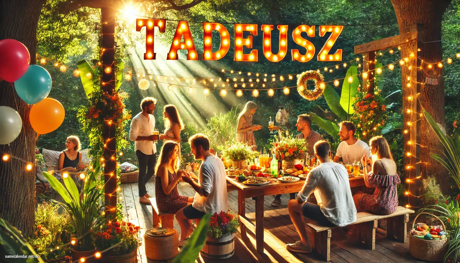 Oslava menín a mien - Tadeusz