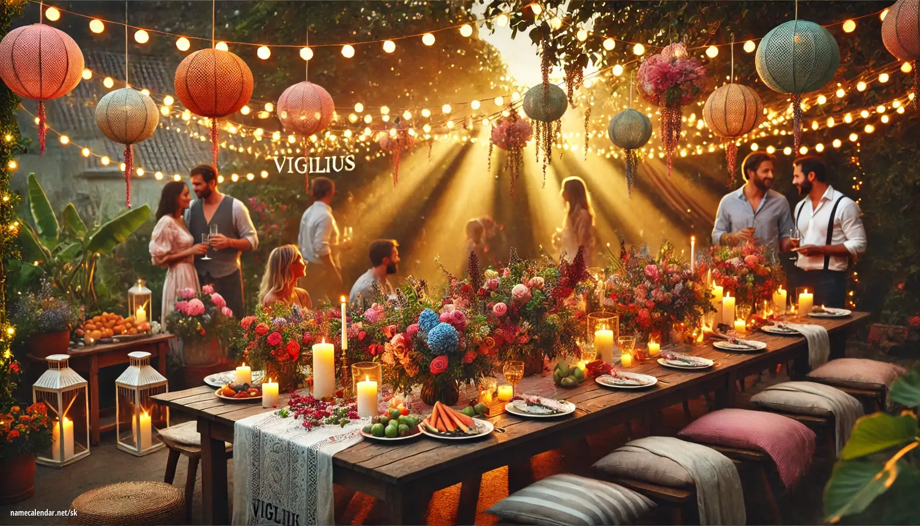 Oslava menín a mien - Vigilius