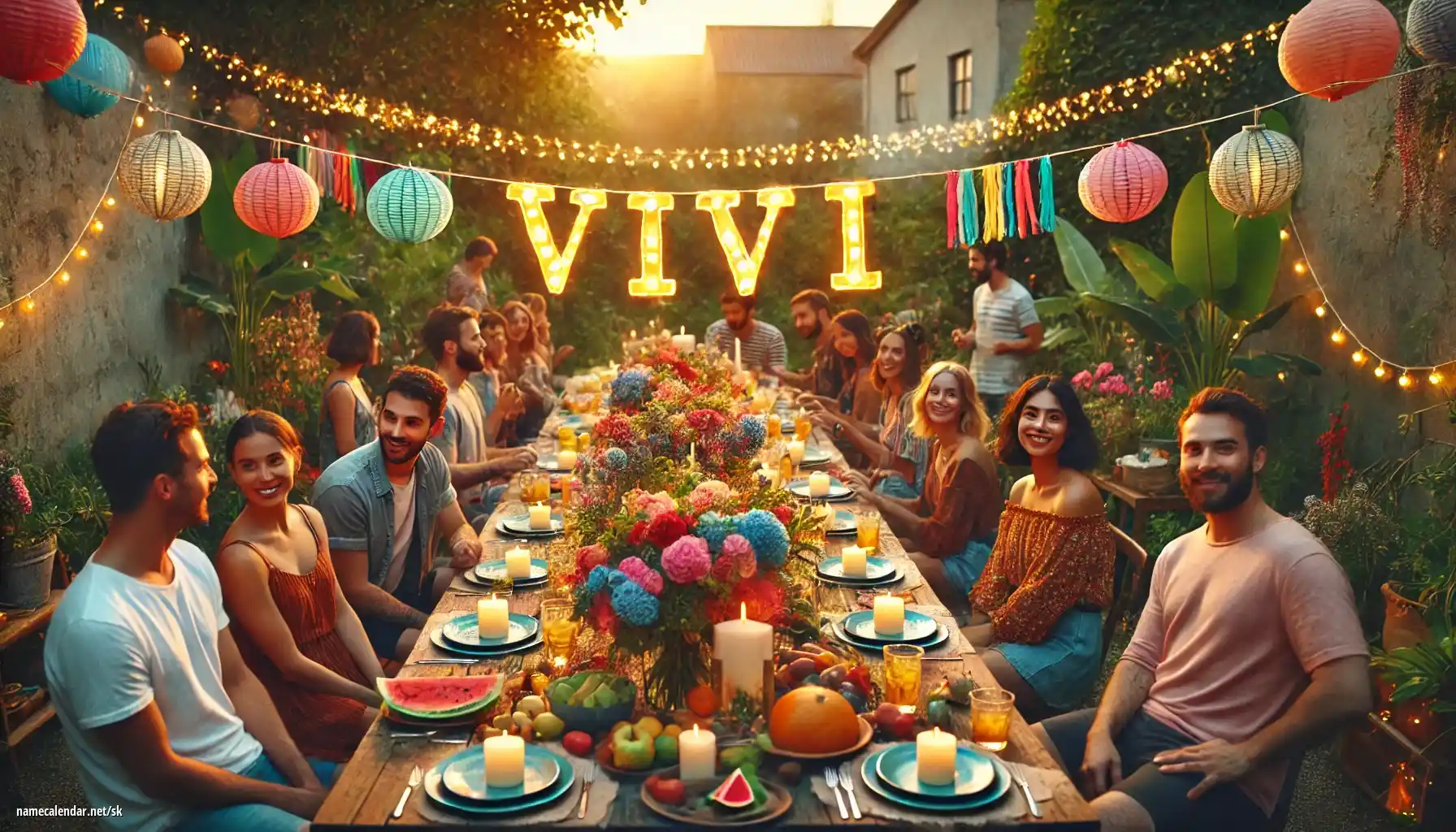 Oslava menín a mien - Vivi