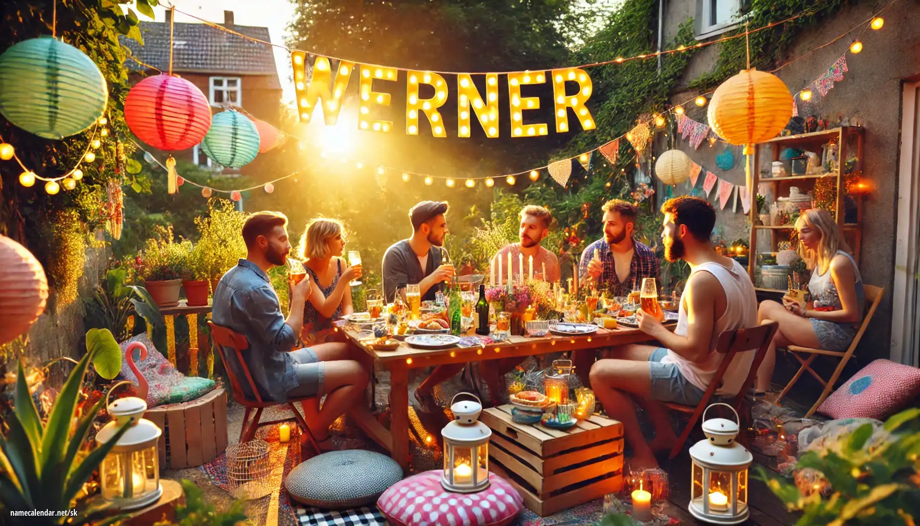 Oslava menín a mien - Werner