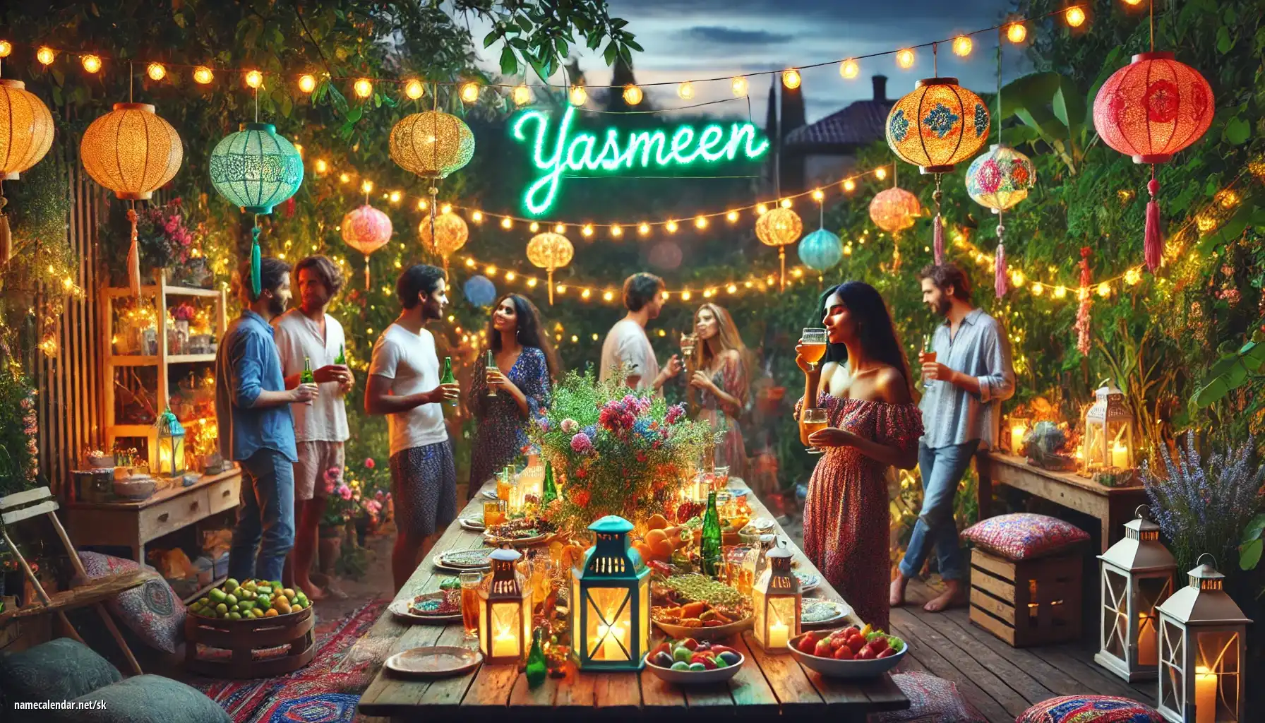 Oslava menín a mien - Yasmeen