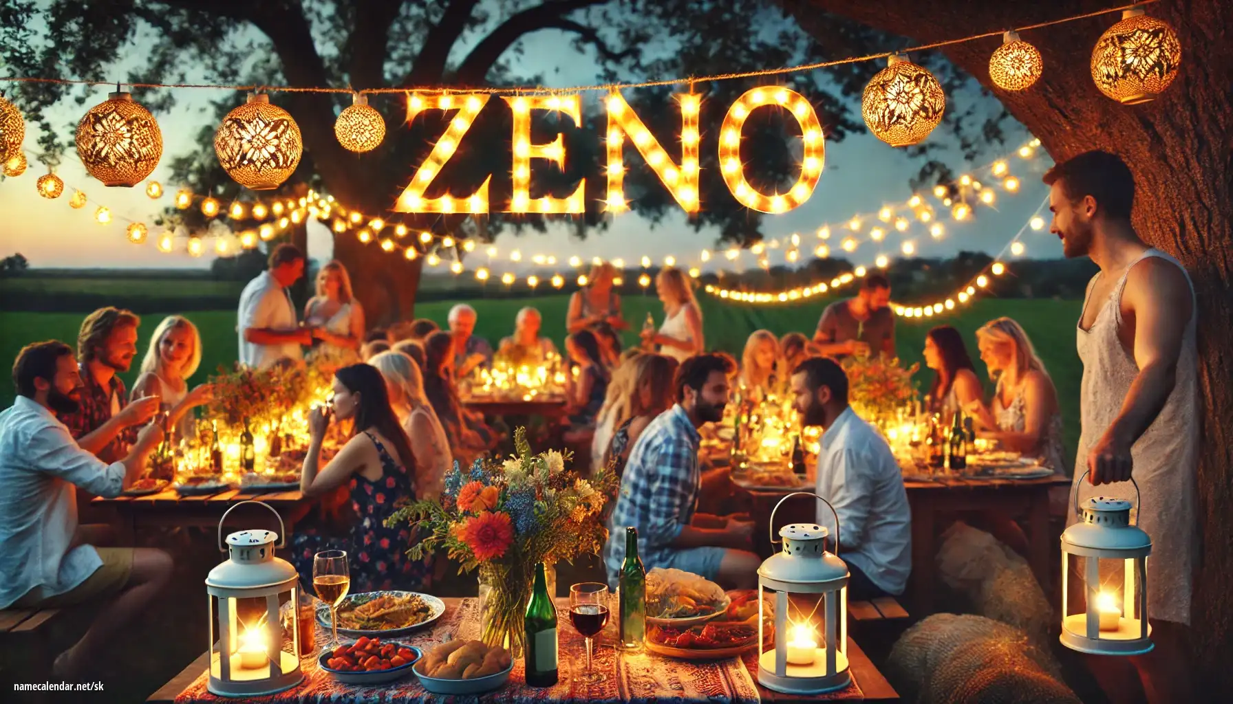 Oslava menín a mien - Zeno