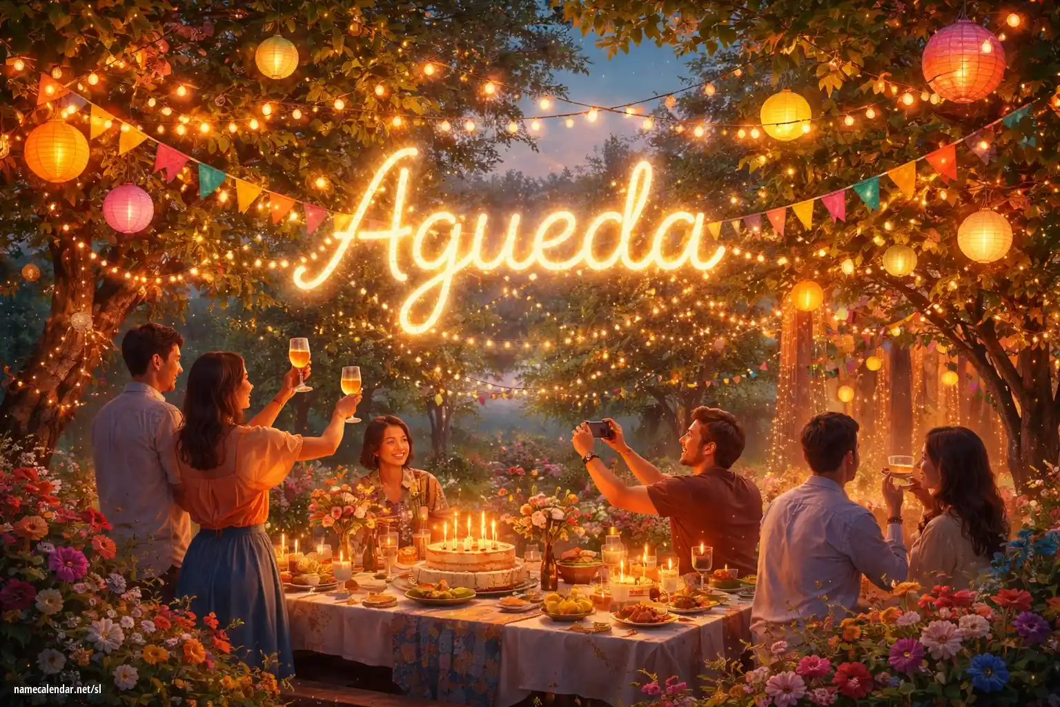 Praznovanje imendana in imena - Águeda