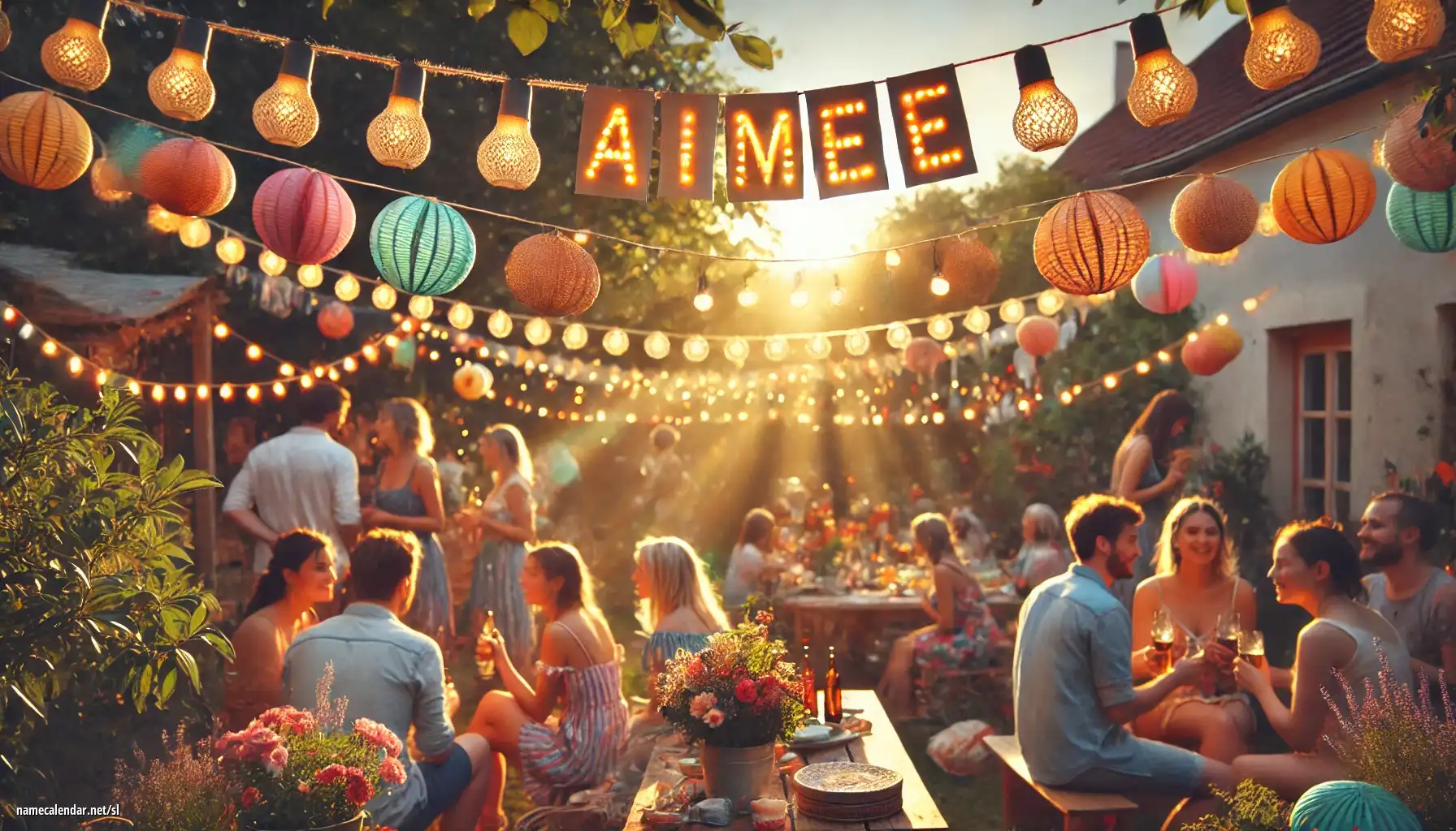 Praznovanje imendana in imena - Aimée