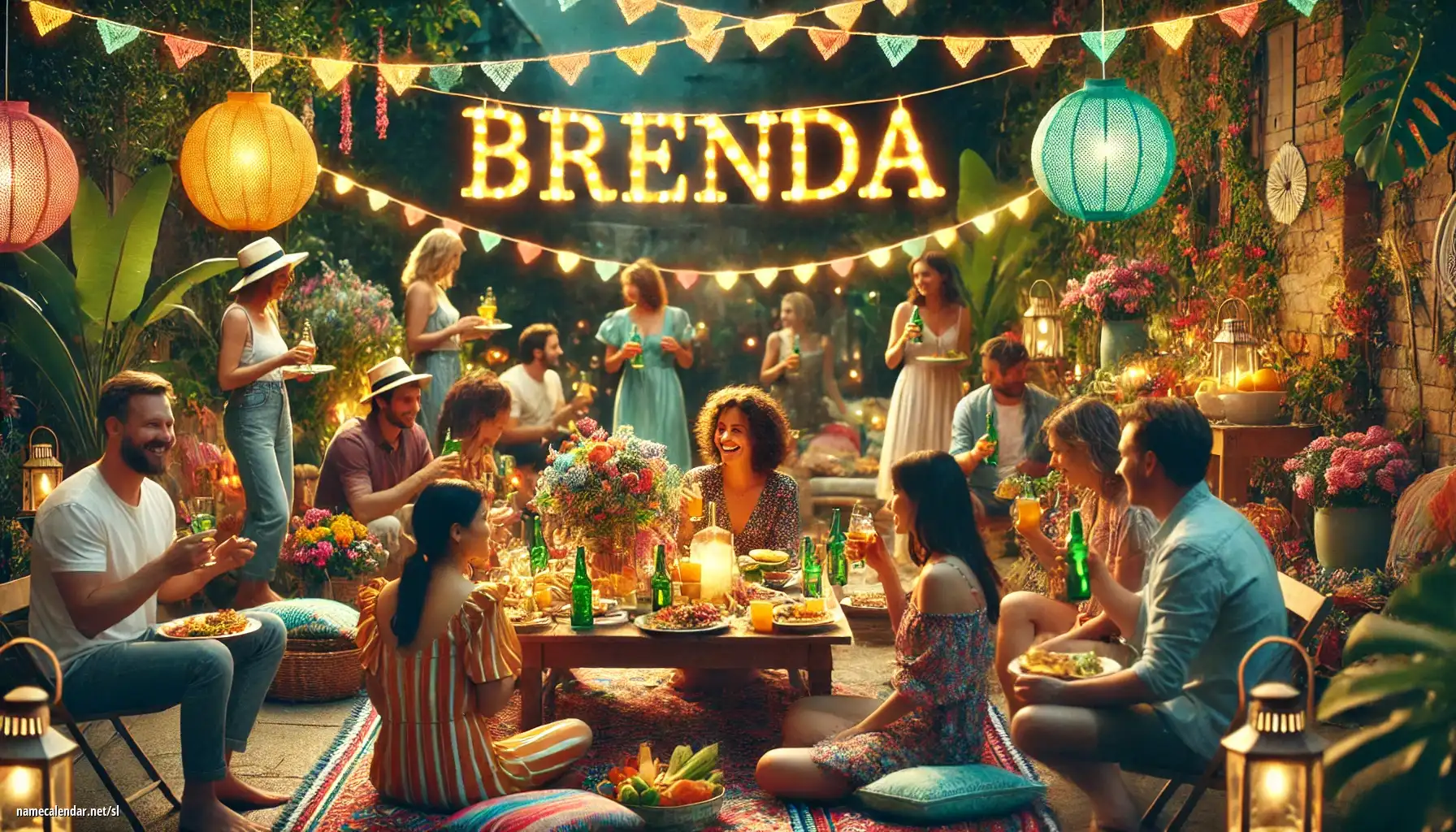 Praznovanje imendana in imena - Brenda