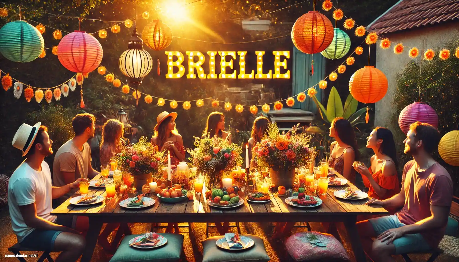 Praznovanje imendana in imena - Brielle