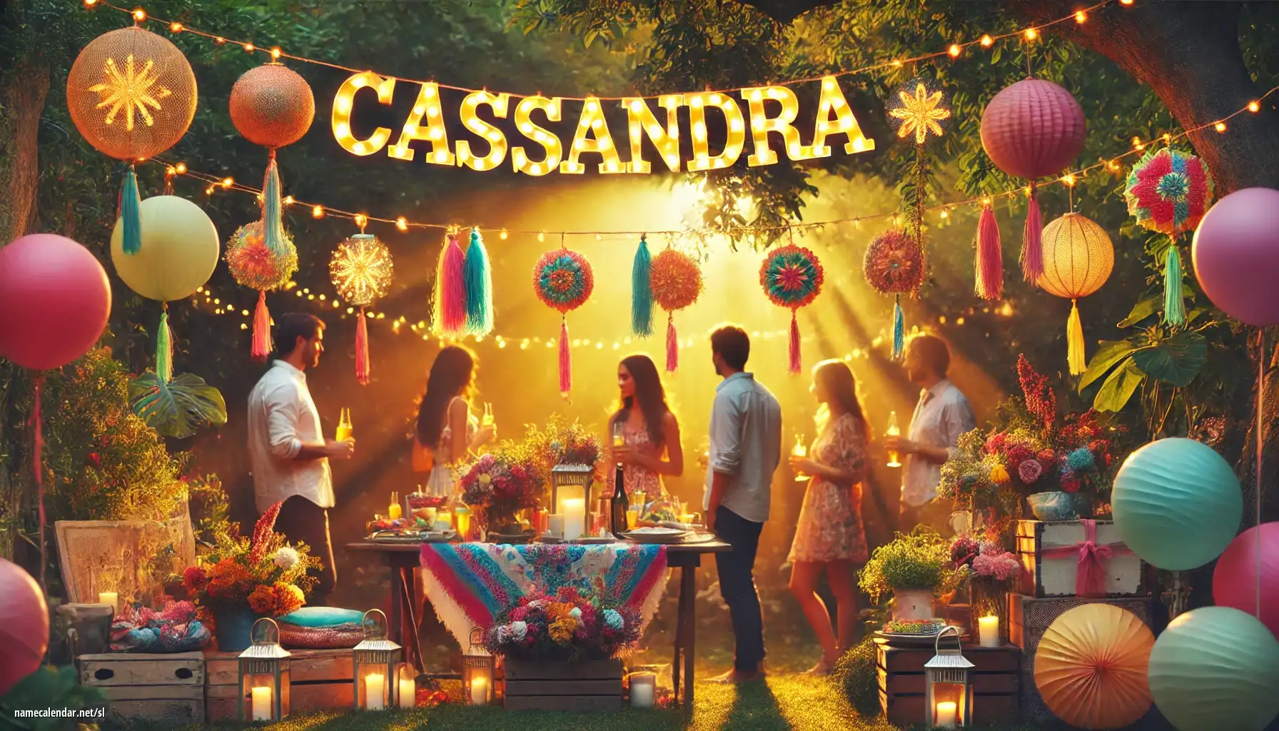 Praznovanje imendana in imena - Cassandra