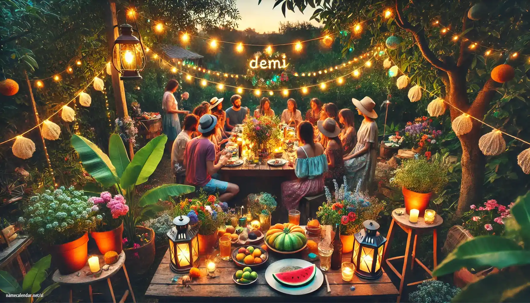 Praznovanje imendana in imena - Demi