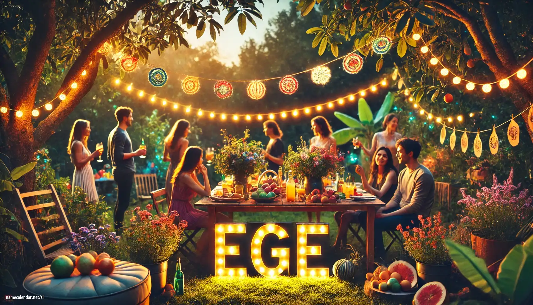 Praznovanje imendana in imena - Ege