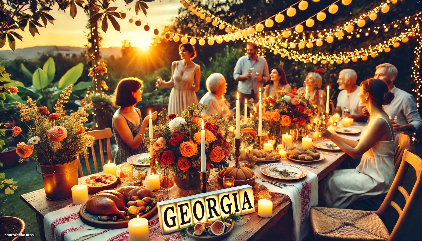 Praznovanje imendana in imena - Georgia