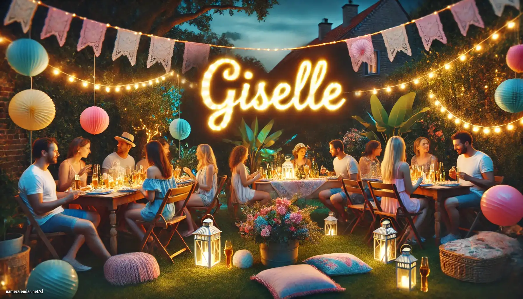 Praznovanje imendana in imena - Giselle