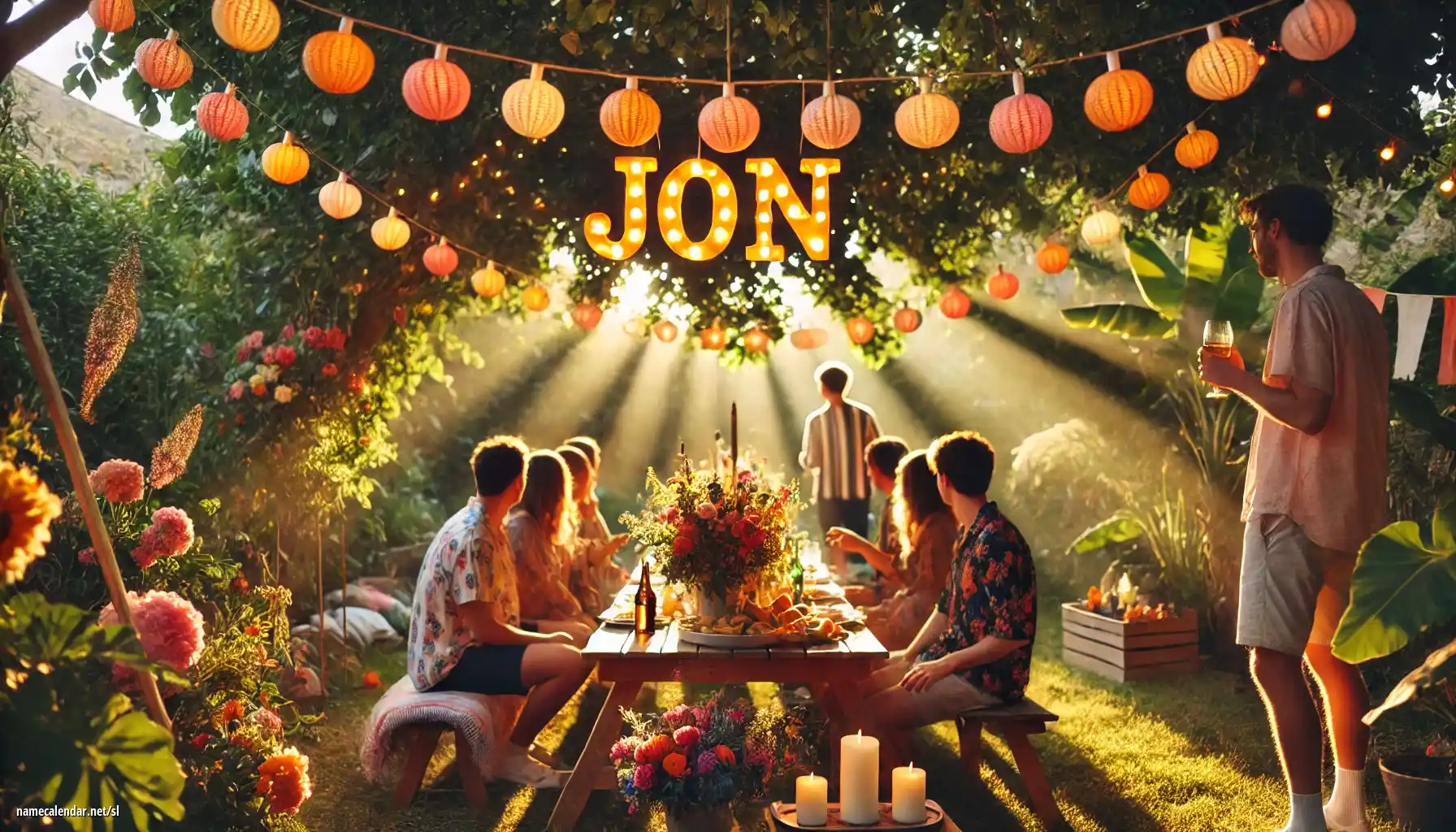 Praznovanje imendana in imena - Jon