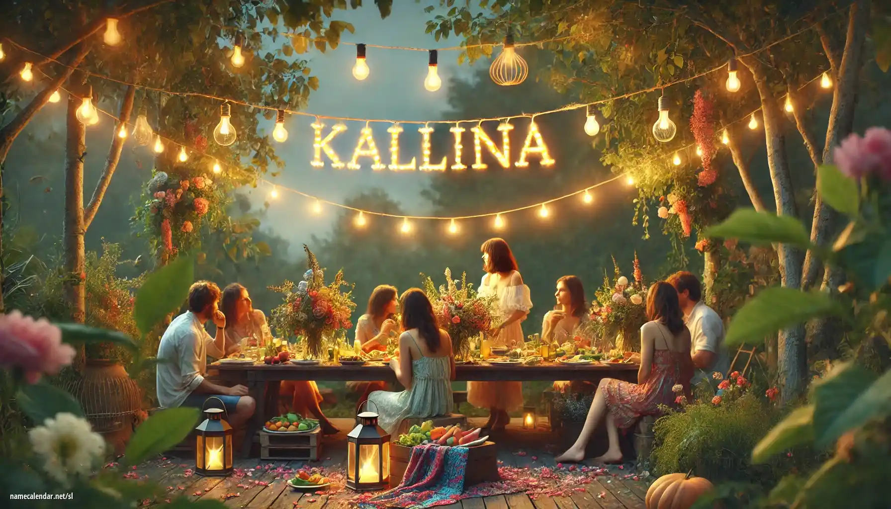 Praznovanje imendana in imena - Kallina