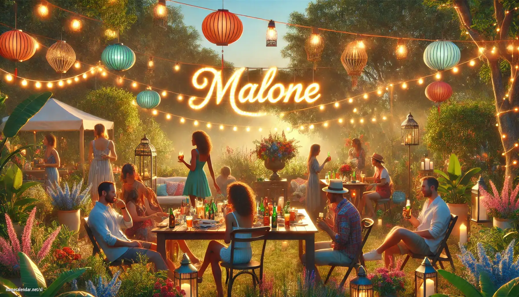 Praznovanje imendana in imena - Malone