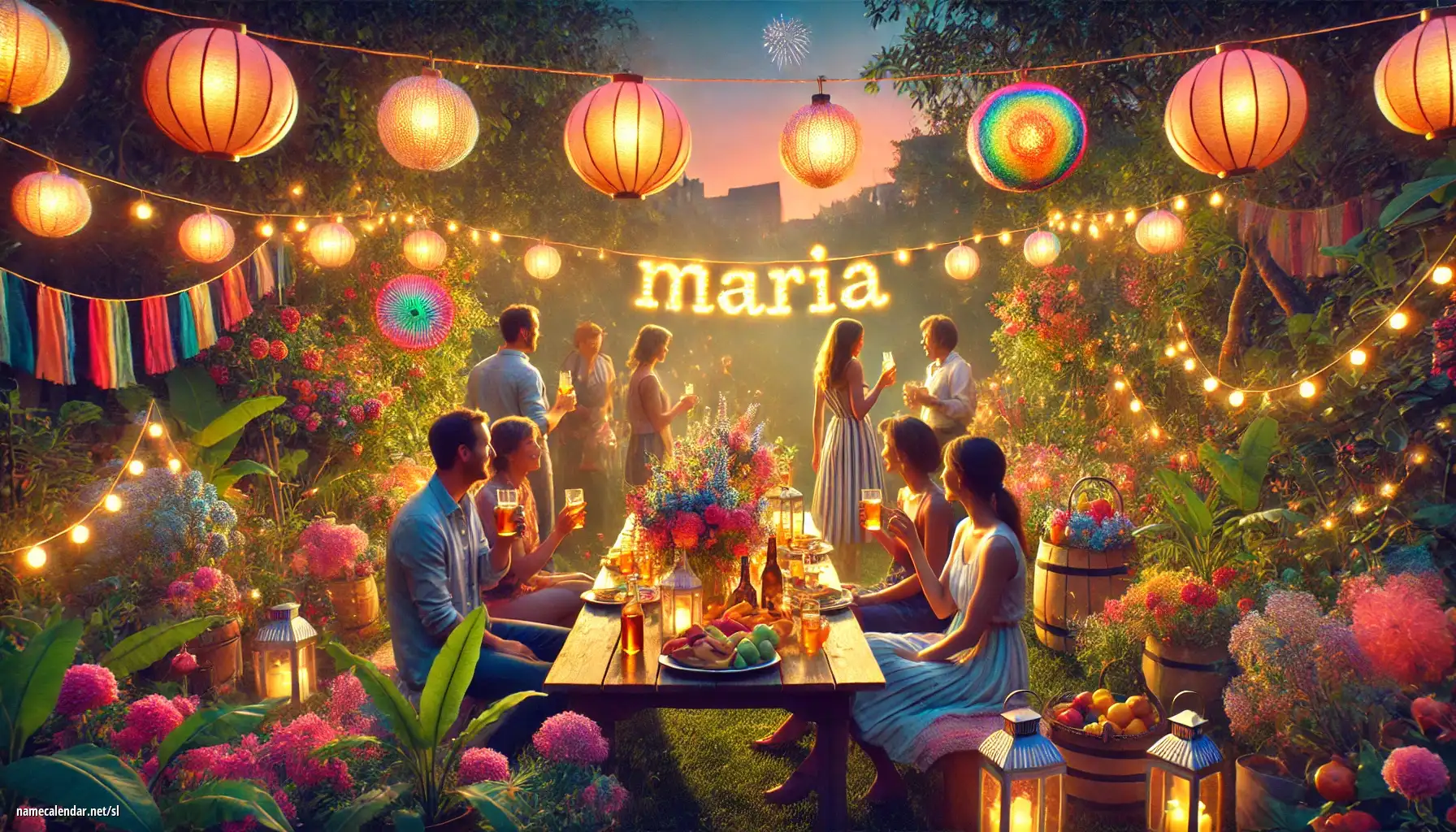 Praznovanje imendana in imena - María