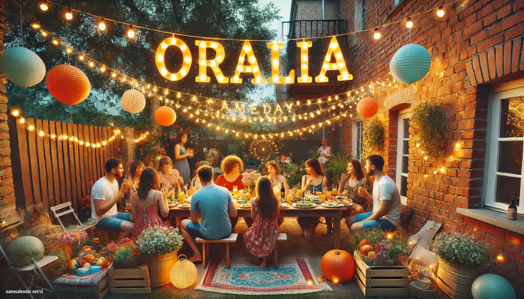 Praznovanje imendana in imena - Oralia