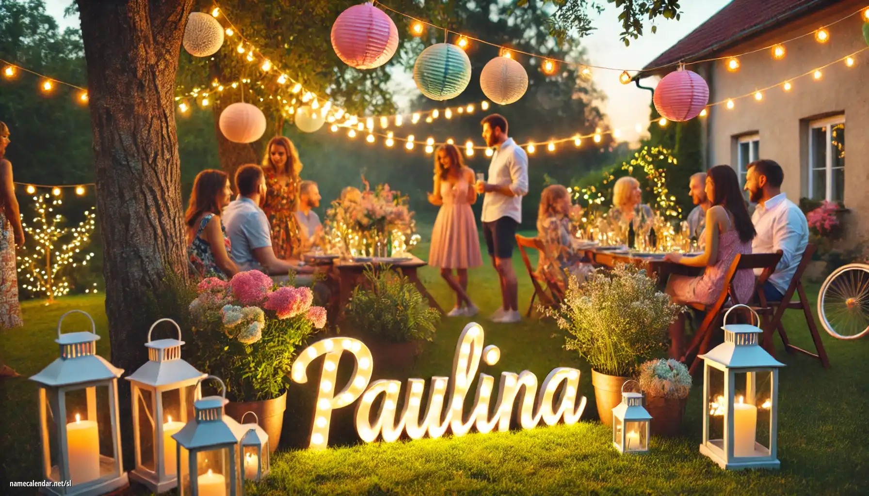 Praznovanje imendana in imena - Paulína