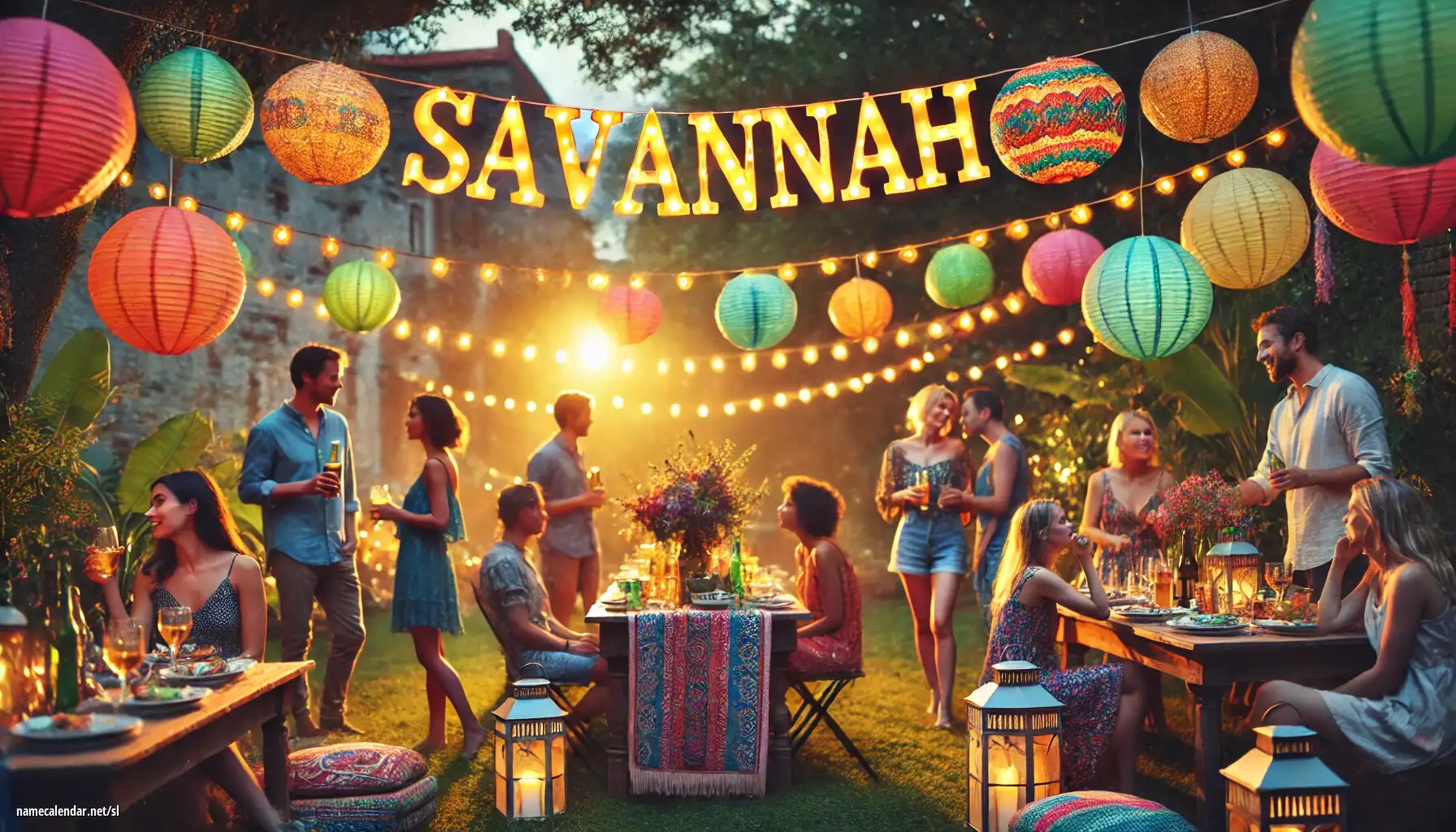 Praznovanje imendana in imena - Savannah