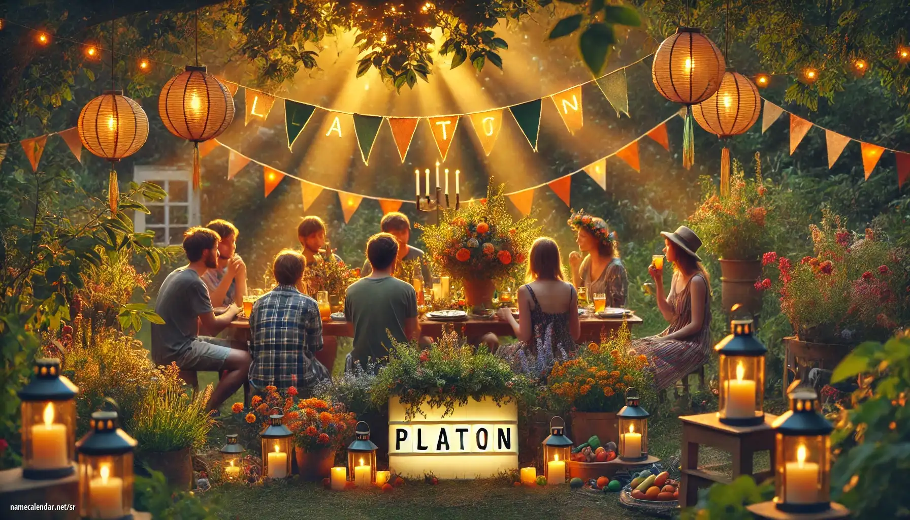 Прослава имендана и имена - Platón