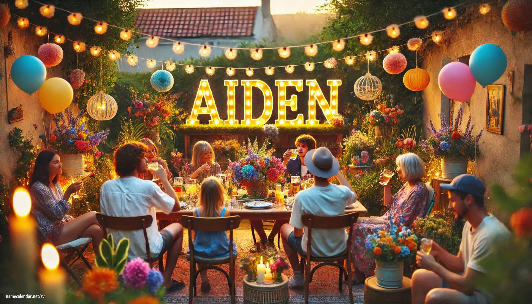 Firande av namnsdag och namn - Aiden