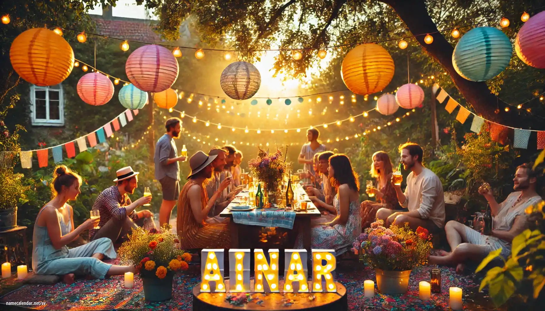 Firande av namnsdag och namn - Ainar