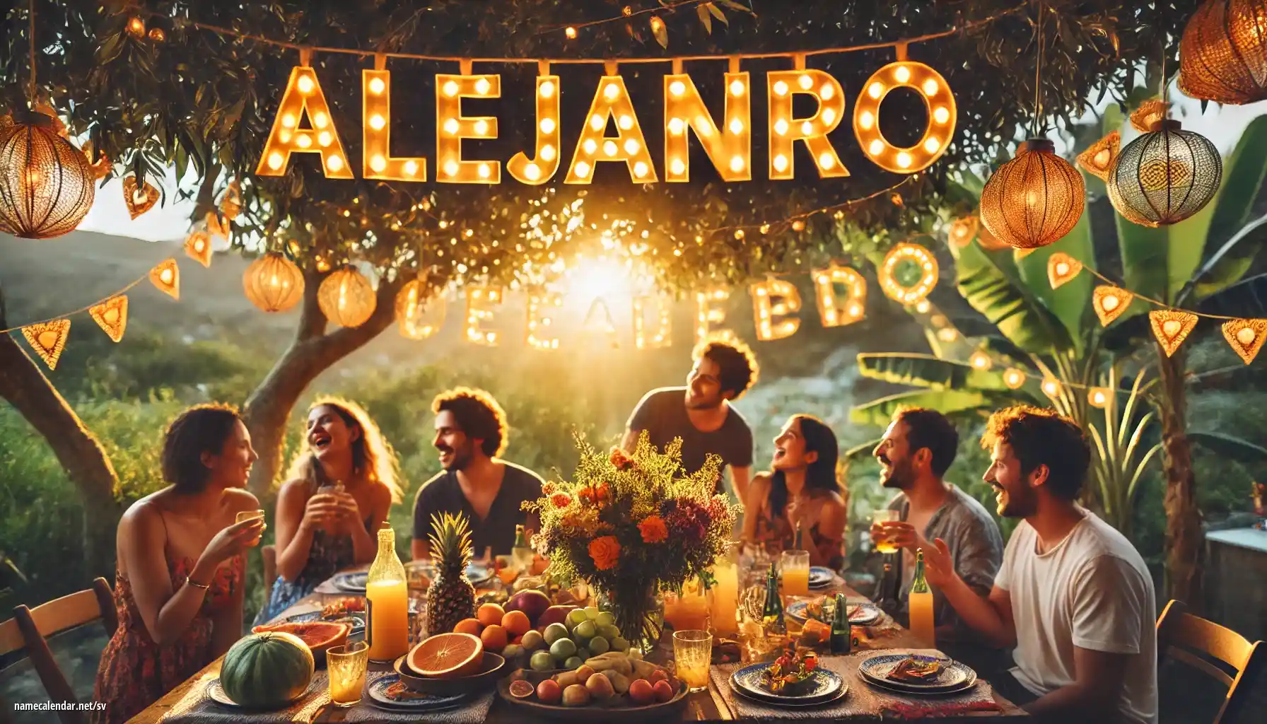 Firande av namnsdag och namn - Alejandro