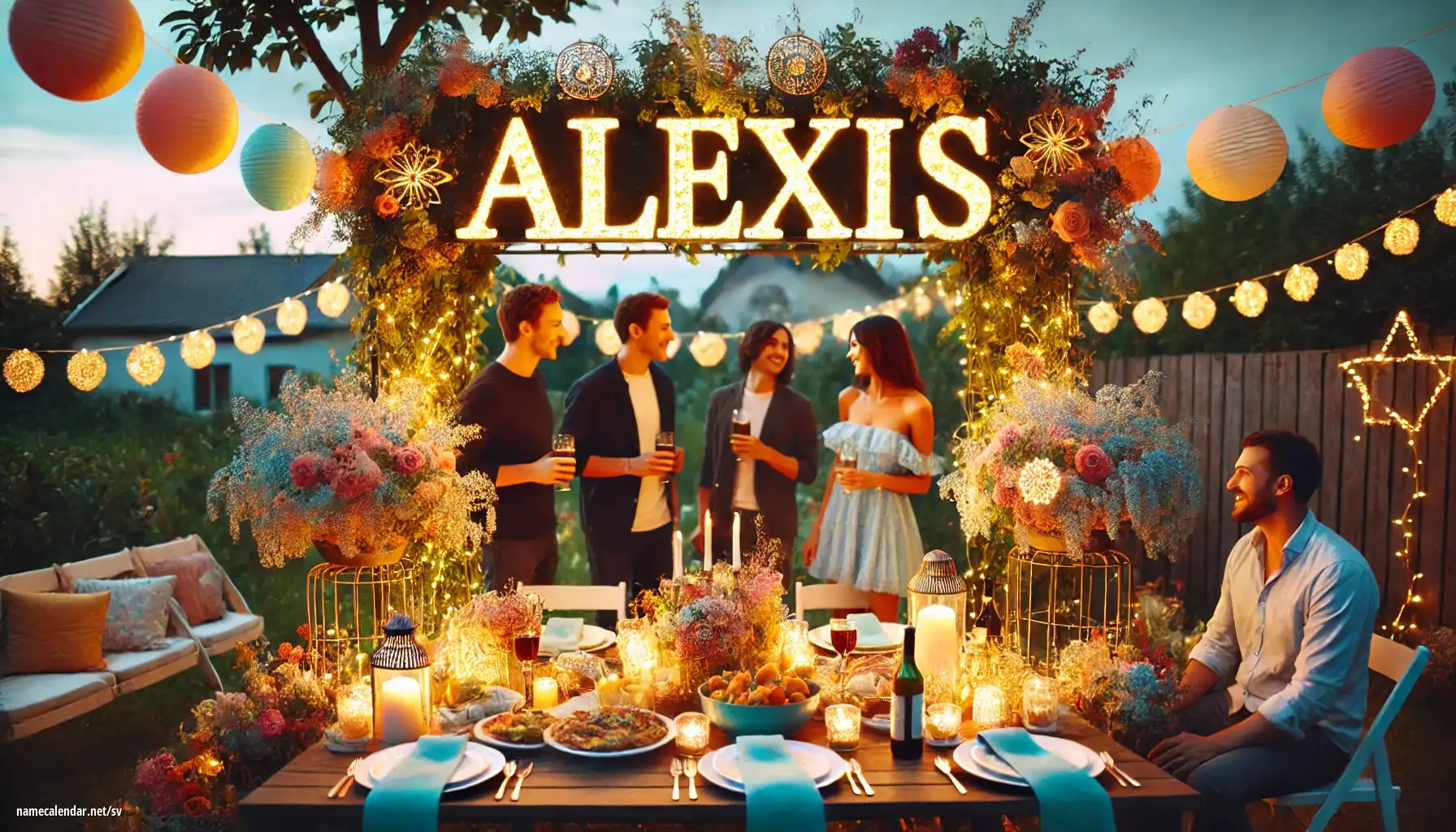 Firande av namnsdag och namn - Alexis