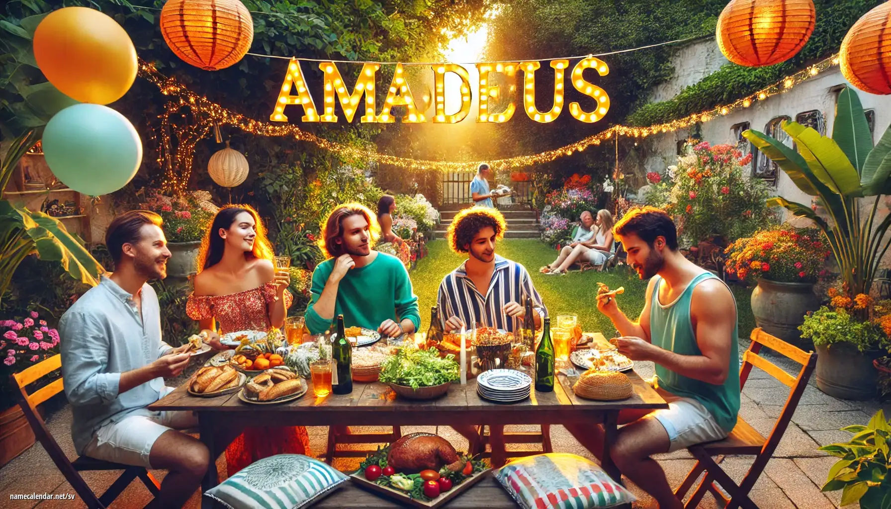 Firande av namnsdag och namn - Amadeus