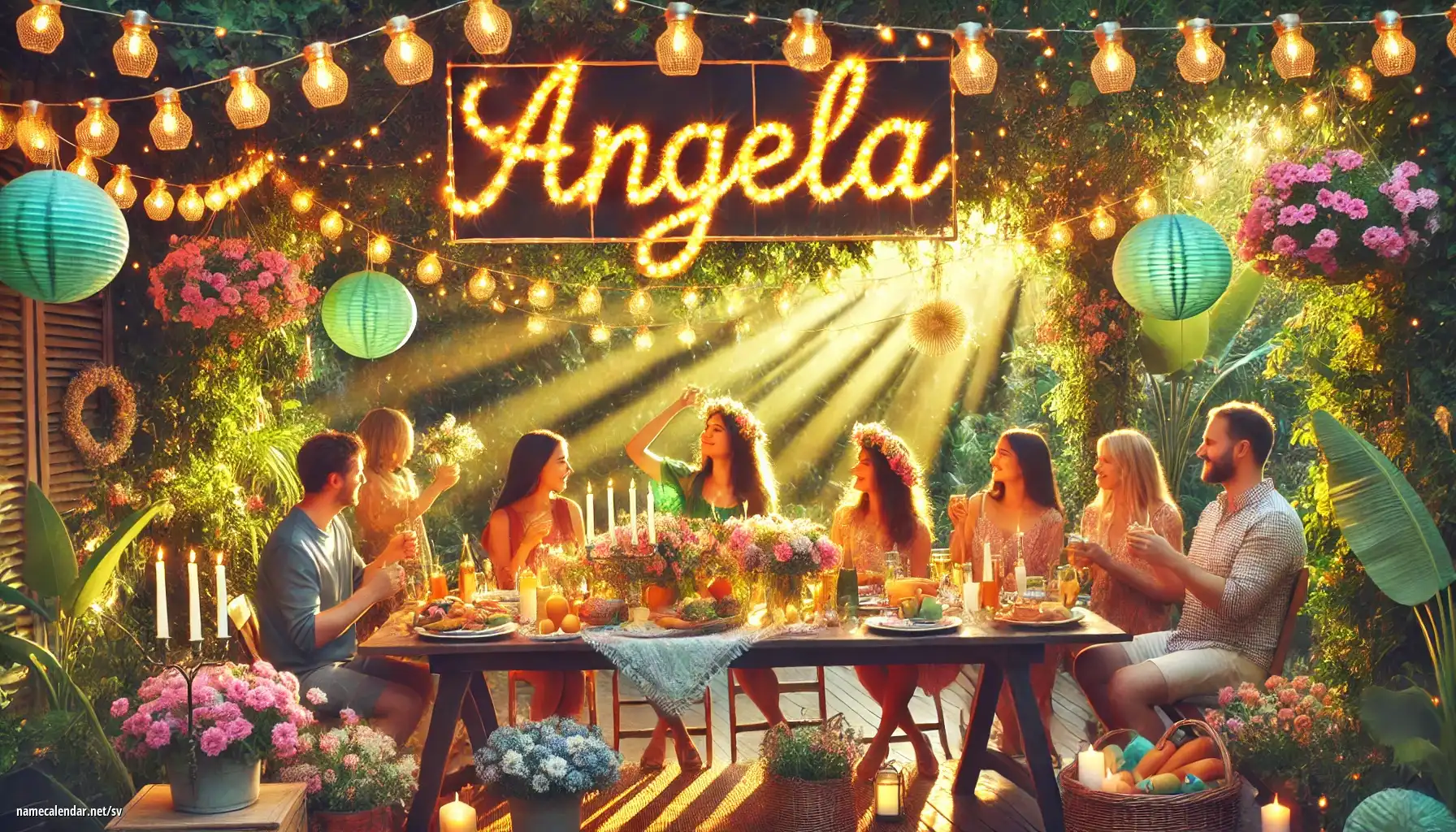 Firande av namnsdag och namn - Angéla